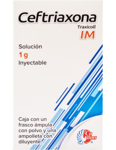 Ceftriaxona 1M Sol. Iny. 1g (Collins)