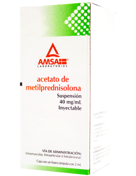 Metilprednisolona Sol. Iny. 40 mg/ mL (Amsa)