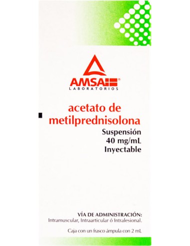 Metilprednisolona Sol. Iny. 40 mg/ mL (Amsa)