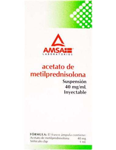 Metilprednisolona Sol. Iny. 40 mg/ mL (Amsa)