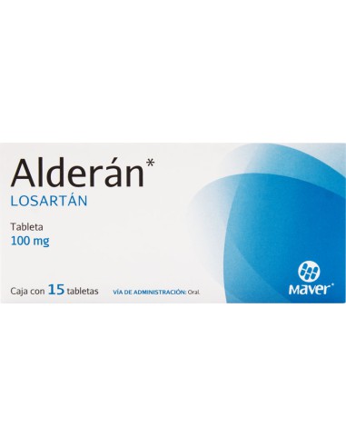 Alderán Tabs 100mg C/15