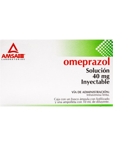 Omeprazol Sol. Iny 40 mg Amp. 10 mL (Amsa)