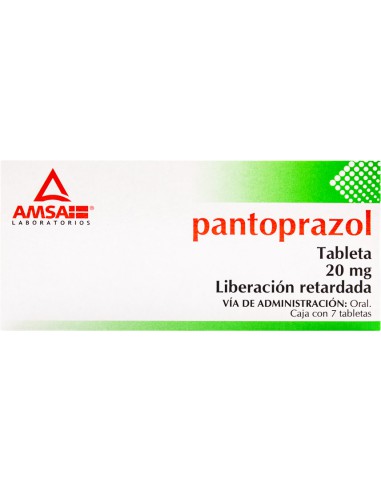 Pantoprazol Tabs. 20mg C/7 (Amsa)