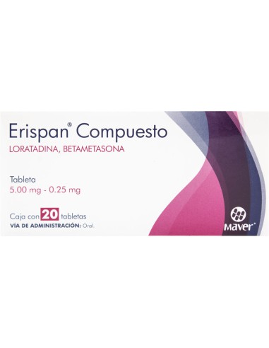 Erispan Compuesto Tabs C/20