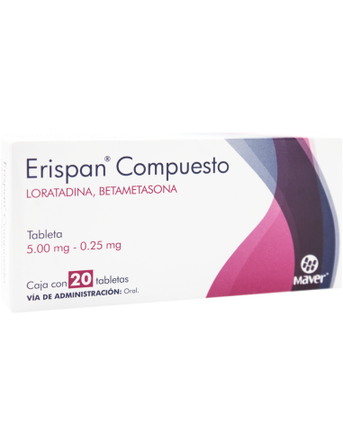 Erispan Compuesto Tabs C/20