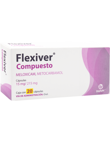 Flexiver Comp. Caps. 15mg / 215mg C/20