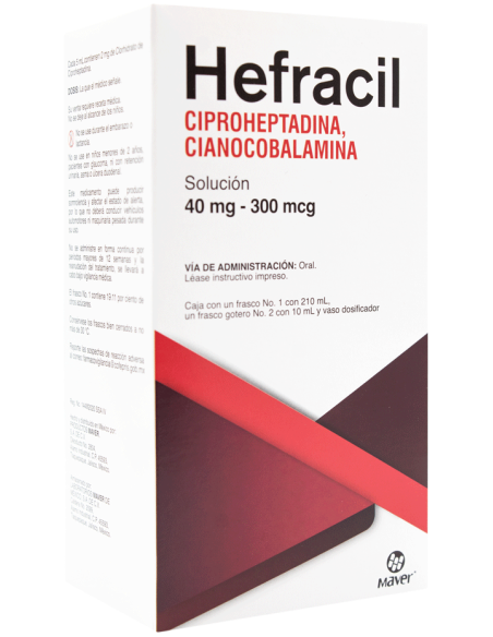 Hefracil Sol. 40mg / 300mcg Fco 210mL.