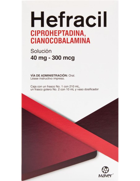Hefracil Sol. 40mg / 300mcg Fco 210mL.