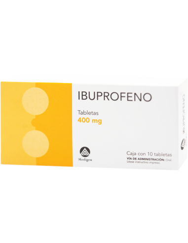 Ibuprofeno Tabs 400mg C/10 (Medigen)