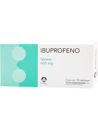 Ibuprofeno Tabs 600mg C/10 (Medigen)