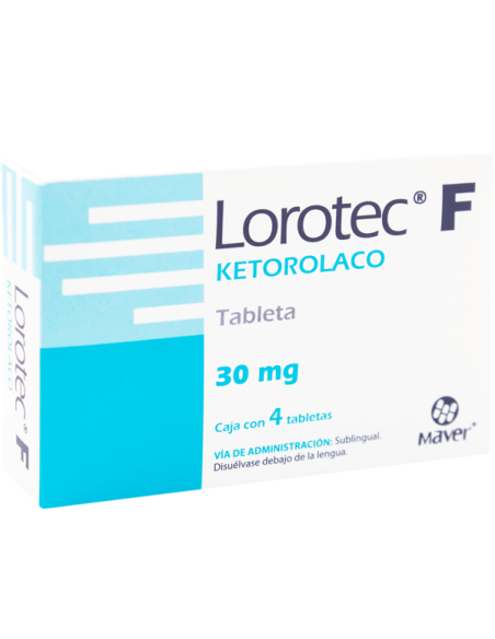 Lorotec F Tabs SL 30mg C/4