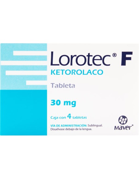 Lorotec F Tabs SL 30mg C/4