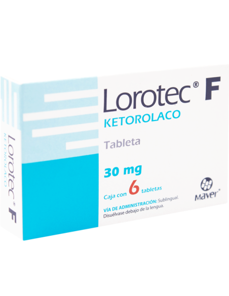 Lorotec F Tabs SL 30mg C/6