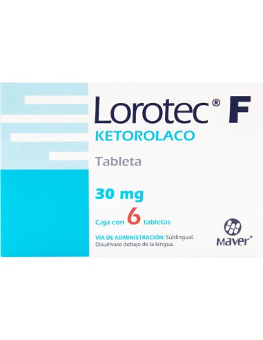 Lorotec F Tabs SL 30mg C/6