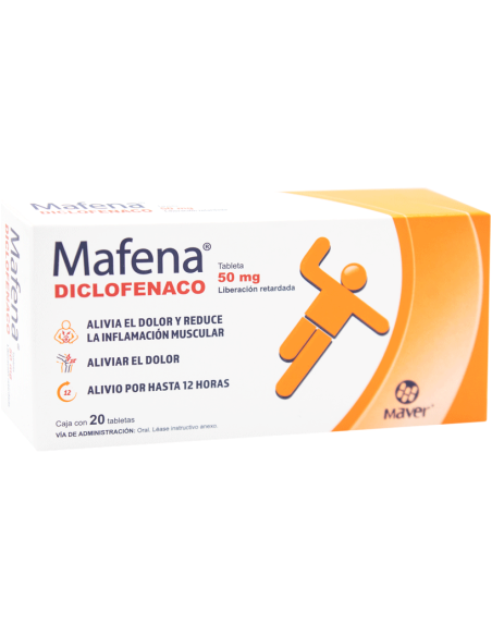 Mafena Tabs. L.R 50mg C/20