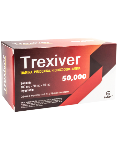 Trexiver Sol. Iny. 50,000 C/5