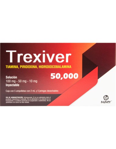 Trexiver Sol. Iny. 50,000 C/5