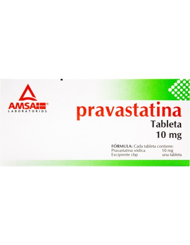 Pravastatina Tabs. 10mg C/30 (Amsa)