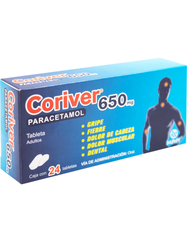 Coriver Tabs 650mg C/24