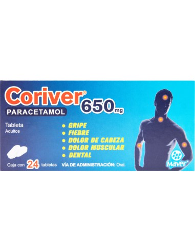 Coriver Tabs 650mg C/24