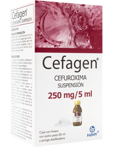 Cefagen Susp. 250mg Fco 50mL