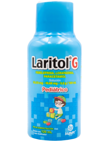 Laritol G Sol. Pediátrica Fco con 120mL