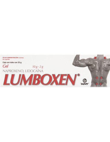 Lumboxen Gel Tubo 35grs Rojo