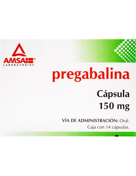 Pregabalina Caps. 150 mg C/14 (Amsa)
