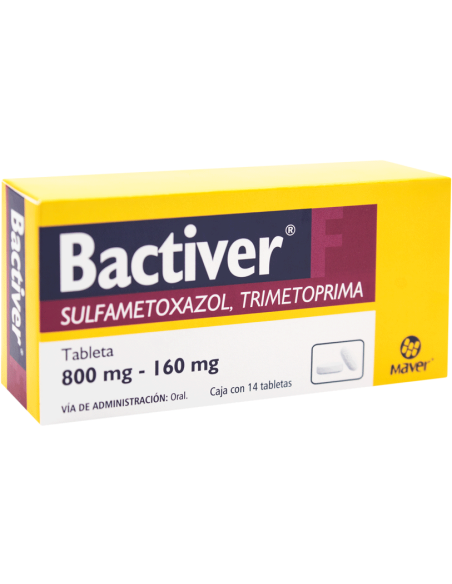 Bactiver F Tabs 800mg / 160mg C/14