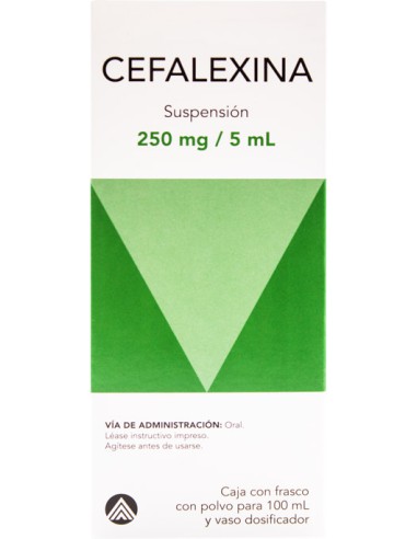 Cefalexina Susp. 250mL Fco 100mL (Maver)