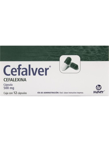 Cefalver Caps. 500mg C/12