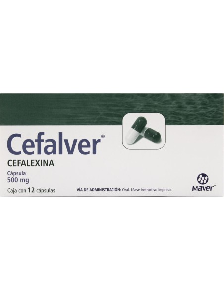 Cefalver Caps. 500mg C/12