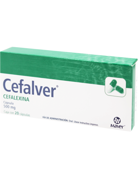 Cefalver Caps. 500mg C/20