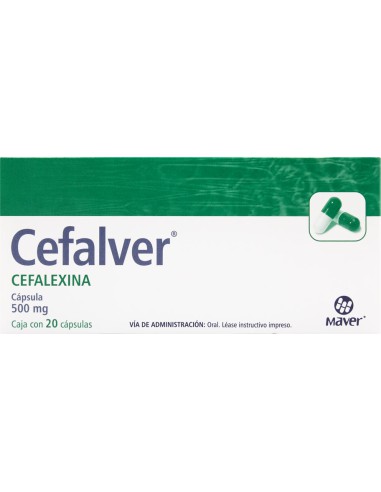 Cefalver Caps. 500mg C/20