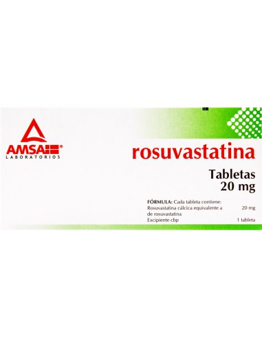 Rosuvastatina Tabs. 20mg C/30 (Amsa)