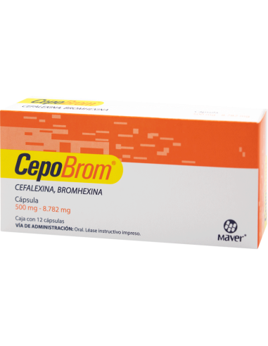 CepoBrom Caps. 500mg / 8.782mg C/12