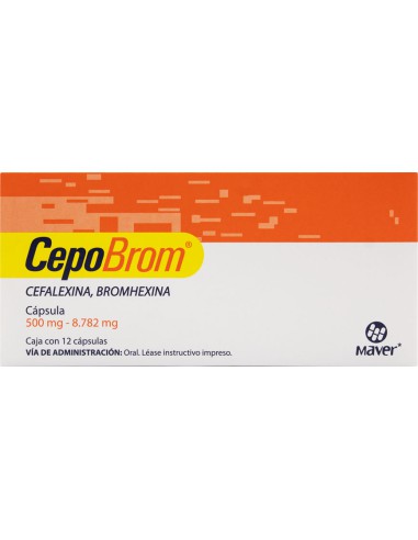 CepoBrom Caps. 500mg / 8.782mg C/12