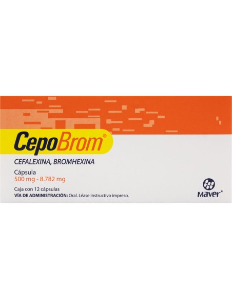 CepoBrom Caps. 500mg / 8.782mg C/12