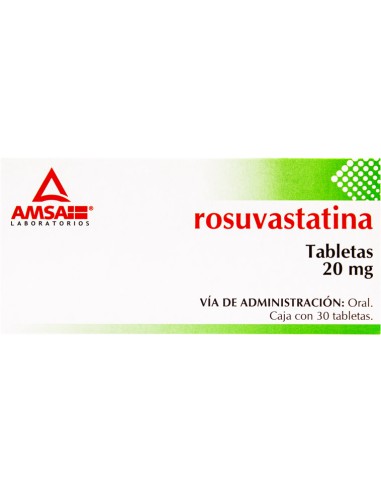 Rosuvastatina Tabs. 20mg C/30 (Amsa)