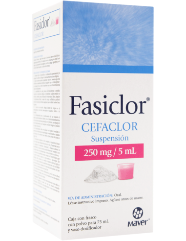 Fasiclor Susp. 250mg Fco 75mL