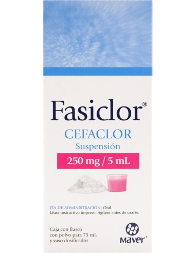 Fasiclor Susp. 250mg Fco 75mL