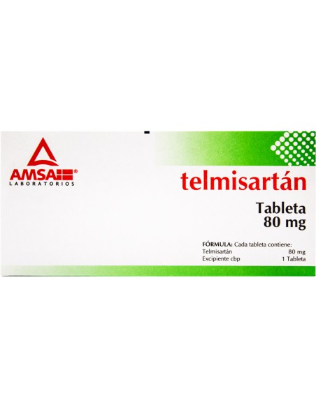 Telmisartán Tabs 80mg C/28 (Amsa)
