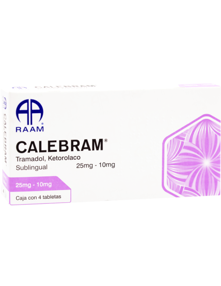 Calebram Tabs SL 25mg/ 10mg C/4