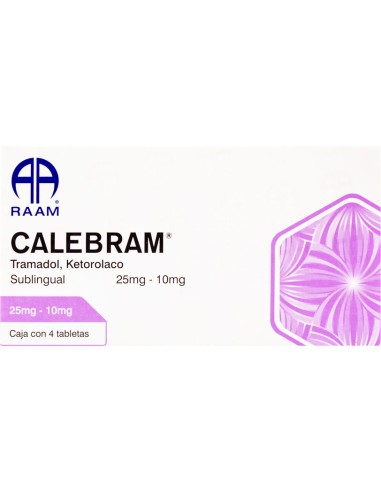 Calebram Tabs SL 25mg/ 10mg C/4