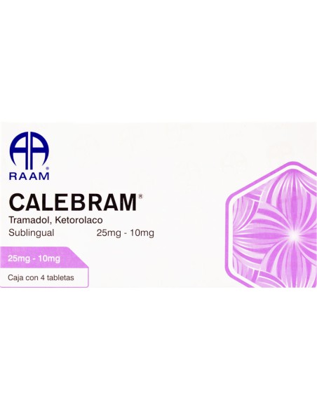 Calebram Tabs SL 25mg/ 10mg C/4