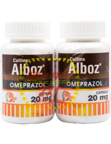 Alboz Caps 20mg C/60 con 2 frascos