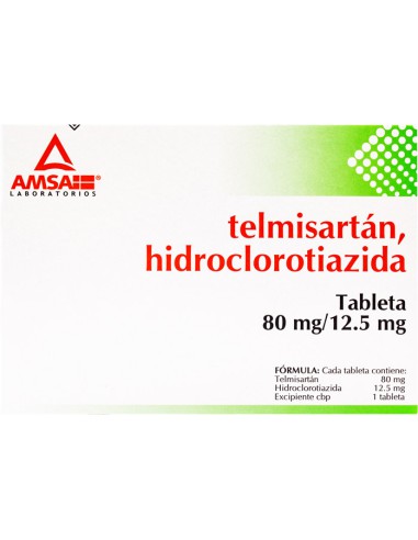 Telmisartán, Hidroclorotiazida Tabs. 80 mg /...