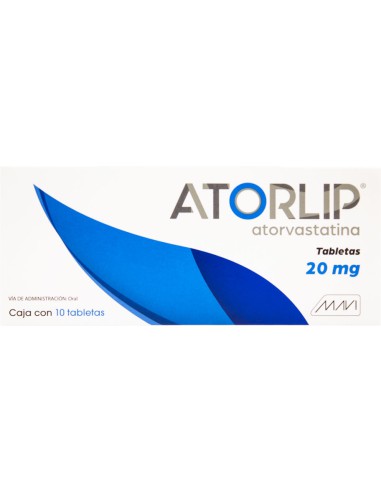Atorlip Tabs 20mg C/10
