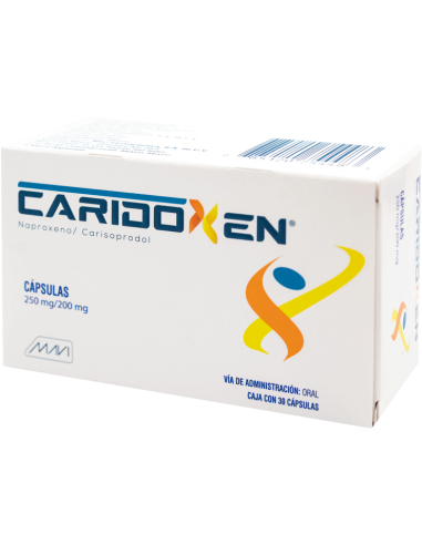 Caridoxen Caps 250mg/ 200mg C/30