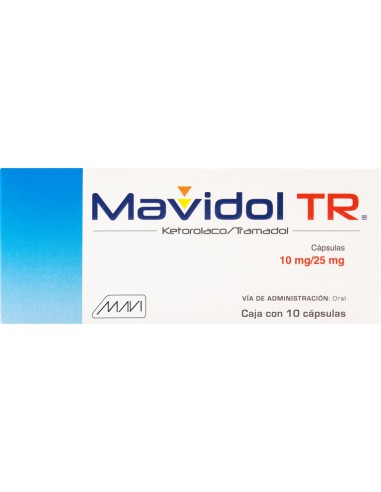Mavidol TR Tabs 10mg/ 25mg C/10